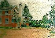 Carl Larsson de mina olja 1892 painting